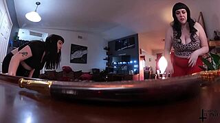 Giantesses devour tiny men in post-apocalypse fantasy