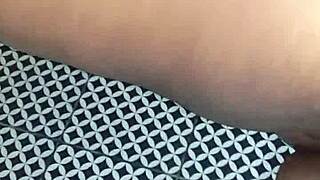 chubby latina with big natural tits masturbates her fat ass solo