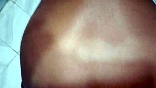 Unloading Passion in Wife's Mouth During Intense Toilet Fucking