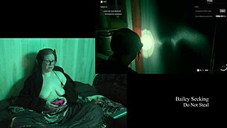 Naked brunette bbw plays game with big natural tits