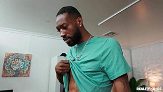 Dorm neighbor nabs dick for face fucking and choking.