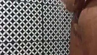 chubby latina with big natural tits masturbates her fat ass solo