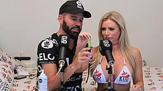 huney baked melons fucks during podcast interview, oh man