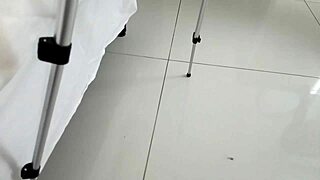 Big cock fucks me in thong and barefoot