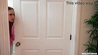 Dorm neighbor nabs dick for face fucking and choking.