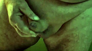 horny old man chris shows off his desires