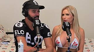 huney baked melons fucks during podcast interview, oh man