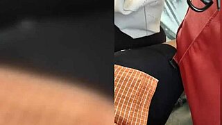 Mature Woman Wearing Leggings On The Street