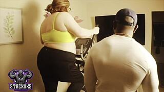 Stacxxxs presents, i'm late for workout Nathalie Presley!