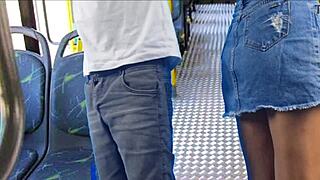 bent over student fucked on public bus