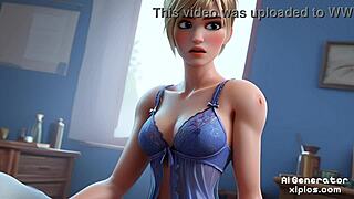 Sergeant Calhoun in nude hentai scenes from Wreck It Ralph