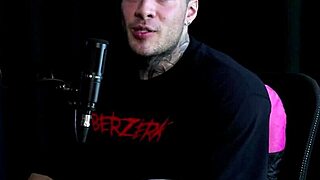 brunette nerd in classroom oral action