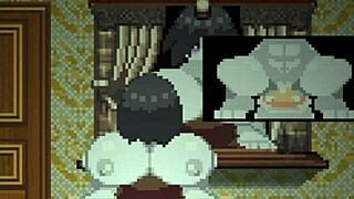 big tits housewife gets creampie during fucking game