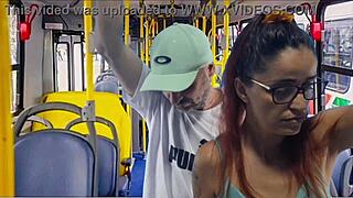 bent over student fucked on public bus