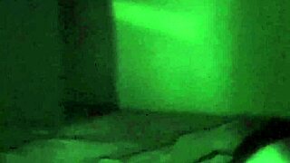 couple enjoys hot fuck in dark after dinner