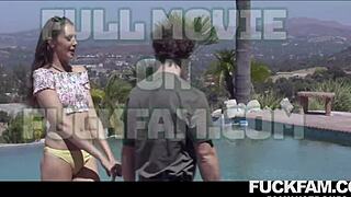 did elena koshka little stepbrother get big ass? in hardcore reality!