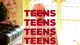 British Teen 18+ Sloppy Blowjob & Tit Wank