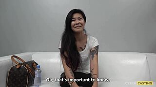 Akasha Coliun Czech Casting Girl Asian Interview