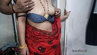 Why not fuck my Indian desi big boobs bhabhi in red saree for hot sex