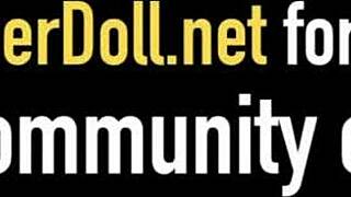 latex lover rubberdoll bangs painted lady