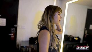 BIG TITTED HOTTIE POKES PUSSY AND SUCKS COCK!!