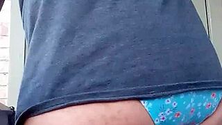 I Love Wearing My Wife's Panties While Teasing And Playing