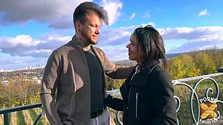 Sexy French Latina Milf Christina Dresses In Lingerie For Her First Video