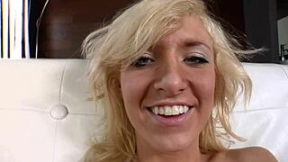 ella marie loves getting fucked in shaved pussy and ass with gaping handjob