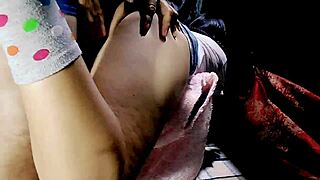 girlfriend gets destroyed in intense anal creampie outdoors