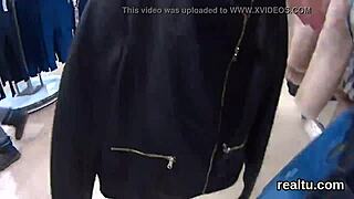 Perfect Czech Sweetie Feels Tempted in the Mall, Leading to Intense POV Reaming