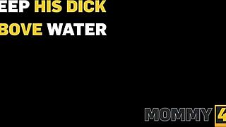 Mommy4k Czech Milf Fucks Young 18+ Dude in Bathroom with Monster Cock