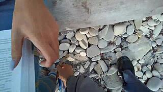 sofi, why are you tied up reading by the sea?