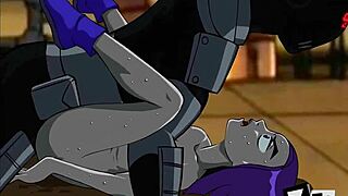 Teen titans raven gets cumshot