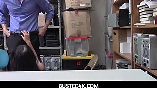 busted4k - aryana amatista latina female accused by officer