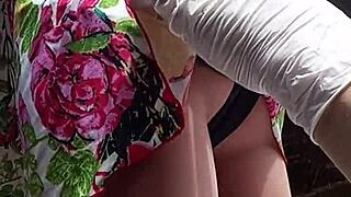 she comes from the street and immediately sucks the dick sex toy