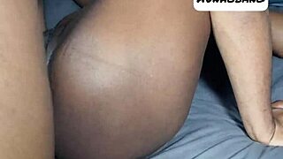 I asked my juicy ebony neighbor for pussy