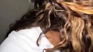 i'm an ebony bbw throating strangers big black cocks at the glory hole