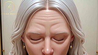 hot gilf blowjob in changing room pov