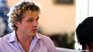 My busty dominant wife with tattoos and big tits deepthroats my monster cock and rides my face