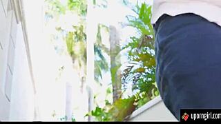 Sexy milf shows big tits and pussy