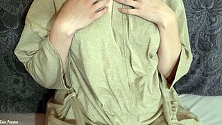 I Can Never Get Enough Of His Cum On My Tits!