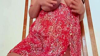 Indian desi girl big tits seductive teasing dance and showing hairy pussy on valentines day.