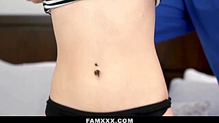 stepdaddy takes advantage of his stepdaughter's lack of sex life with hardcore fucking