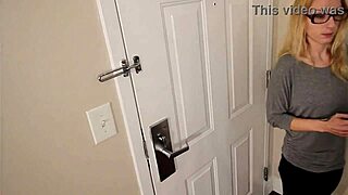 Nerdy Blonde Milf Misty Rein Feels Excited Submitting To Big Black Cock Quickie