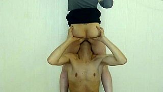 took a slave on probation day 4 with clit licking and close up orgasm