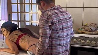 i had my ass fucked by the gardener, getting a creampie.