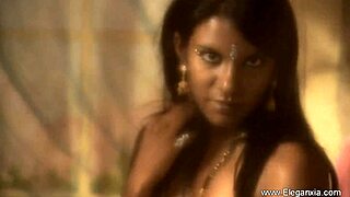 That hot brunette milf teases with her exotic striptease