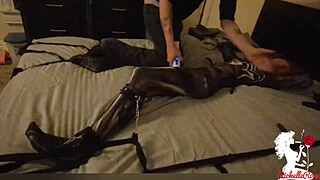 Watch Spider Woman get captured, toyed with, and creampied in this quickie?