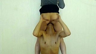 took a slave on probation day 4 with clit licking and close up orgasm