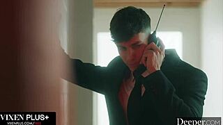 Hazel Moore's Deepthroat and Titty Fuck Double